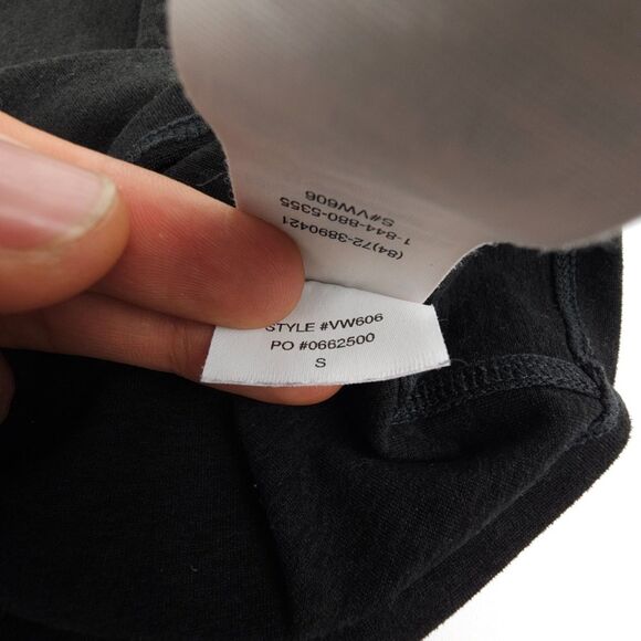 VUORI Halo Essential Midi Dress Black Heather Minimal Athleisure Lounge Knit - Picture 8 of 8